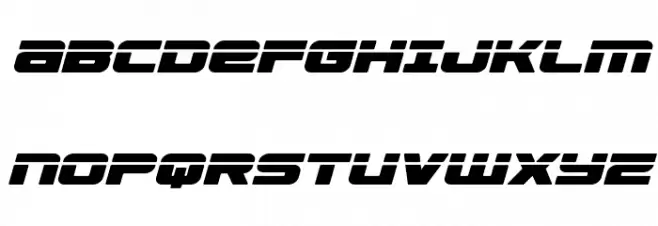 Speed Phreak Condensed SemIt خط أحرف كبيرة