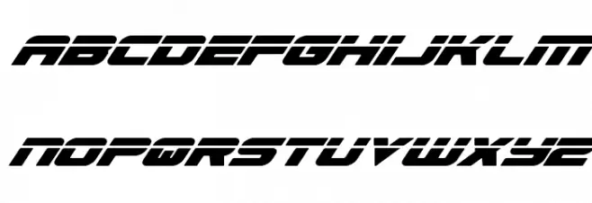 Speed Phreak Condensed Super-Italic خط أحرف صغيرة