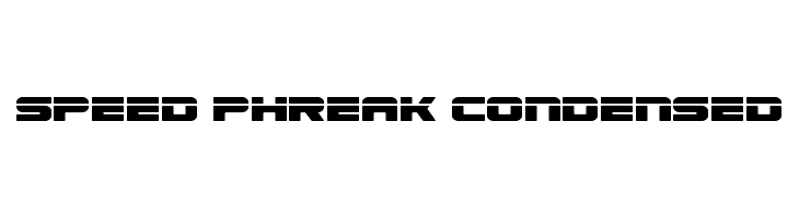 Speed Phreak Condensed  Descarca Fonturi Gratis