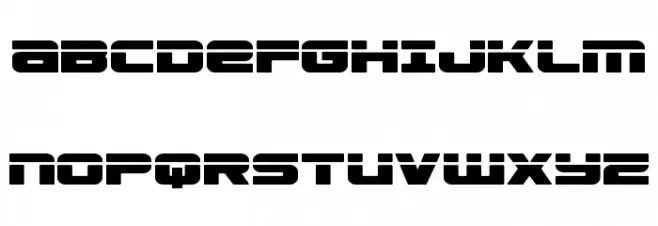 Speed Phreak Condensed Schriftart Groß
