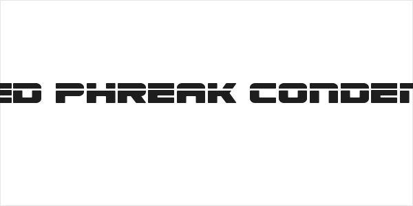 Speed Phreak Condensed Logo