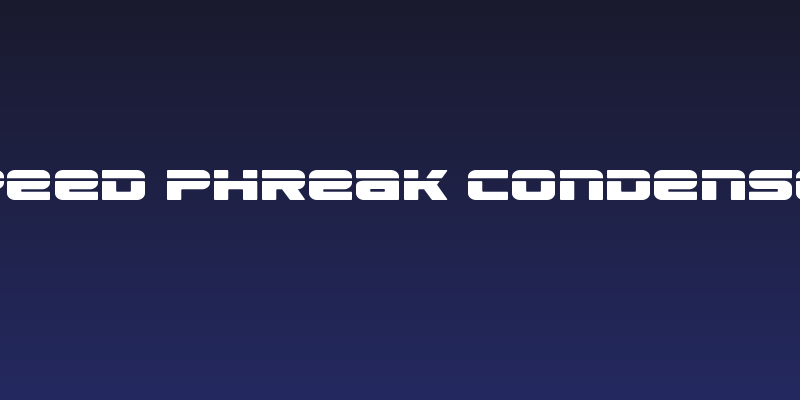 Speed Phreak Condensed Social Header