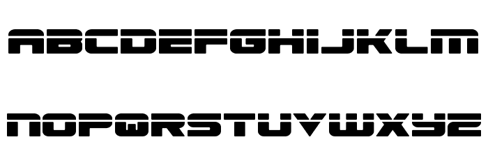 Speed Phreak Condensed Font LOWERCASE
