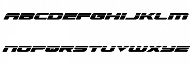 Speed Phreak Expanded Italic خط أحرف صغيرة