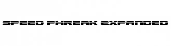 Speed Phreak Expanded  Frei Schriftart Herunterladen