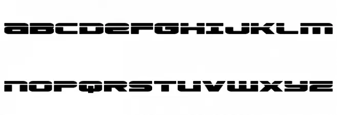 Speed Phreak Expanded Font Litere mari