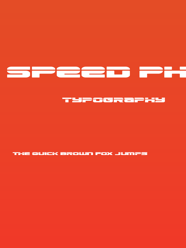 Speed Phreak Expanded Poster