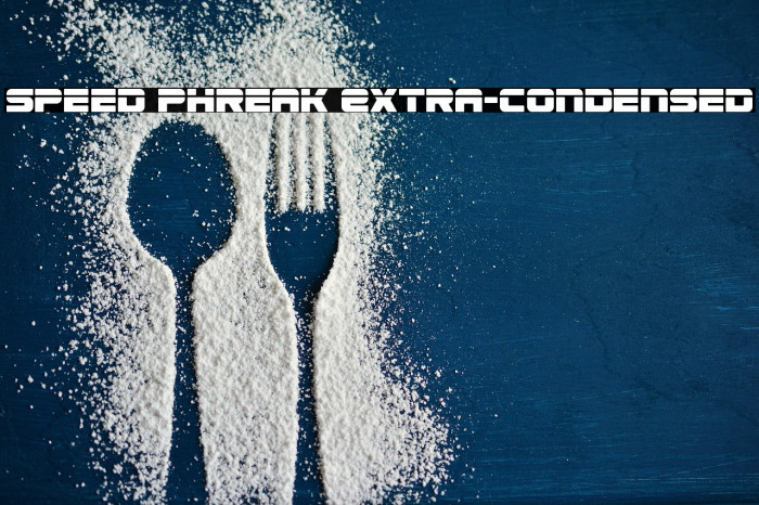 Speed Phreak Extra-Condensed Example 2