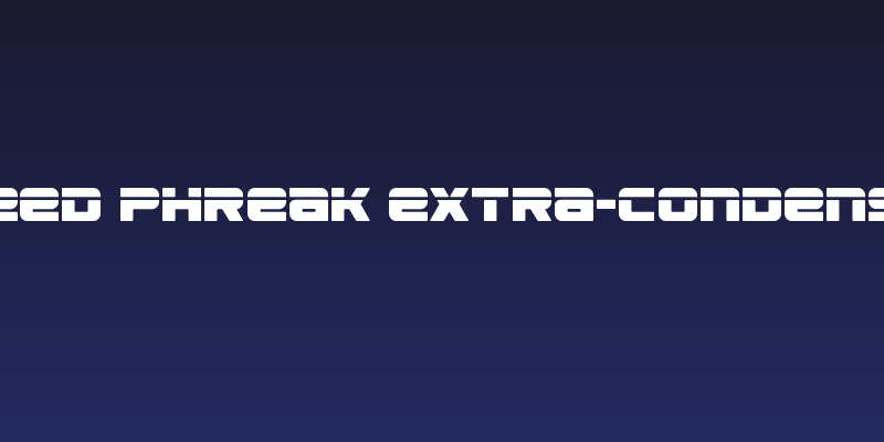 Speed Phreak Extra-Condensed Social Header