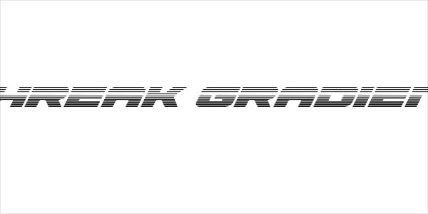 Speed Phreak Gradient Italic Logo