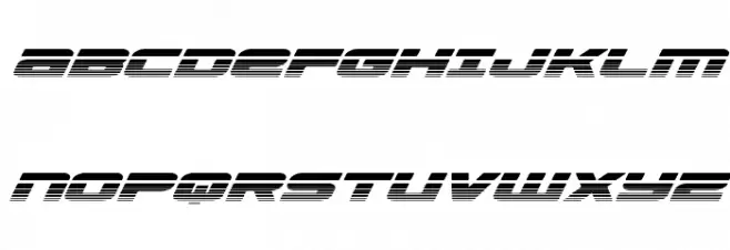Speed Phreak Halftone Italic Polices MAJUSCULES