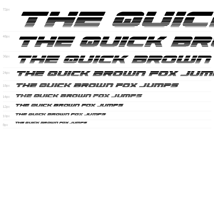 Speed Phreak Halftone Italic Waterfall