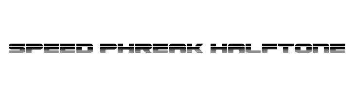 Speed Phreak Halftone  baixar fontes gratis