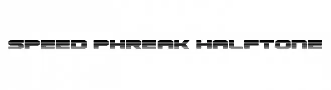 Speed Phreak Halftone  les polices de caractères gratuit tlcharger