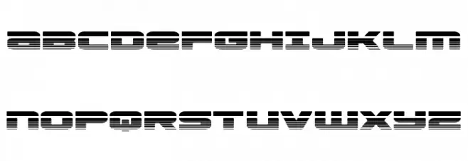 Speed Phreak Halftone Schriftart Groß