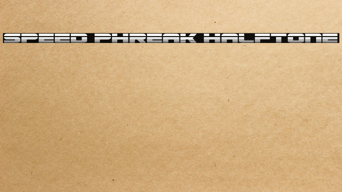 Speed Phreak Halftone Example 2