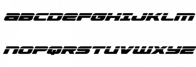 Speed Phreak Italic خط أحرف كبيرة