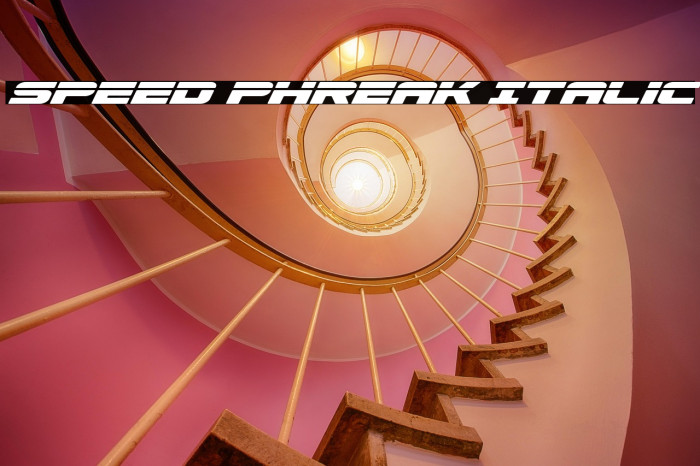 Speed Phreak Italic Example 1