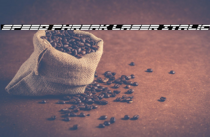 Speed Phreak Laser Italic Example 1