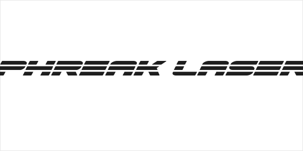 Speed Phreak Laser Italic Logo
