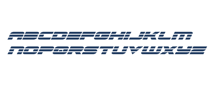 Speed Phreak Laser Italic Lowercase