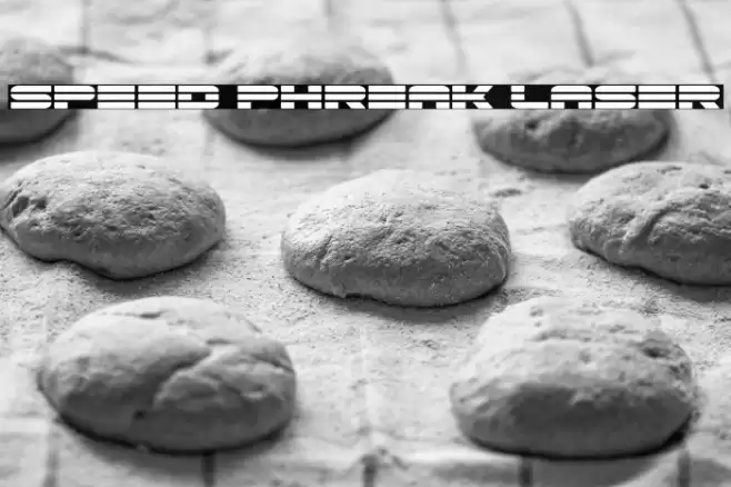 Speed Phreak Laser Font examples