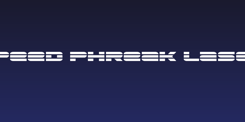 Speed Phreak Laser Social Header