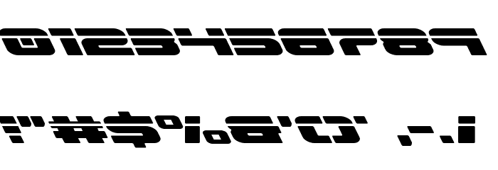 Speed Phreak Leftalic Font OTHER CHARS