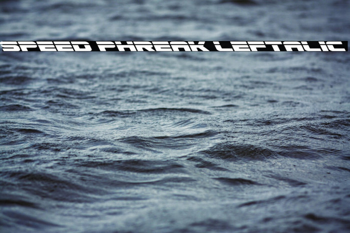 Speed Phreak Leftalic Example 3