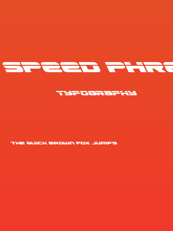 Speed Phreak Leftalic Poster