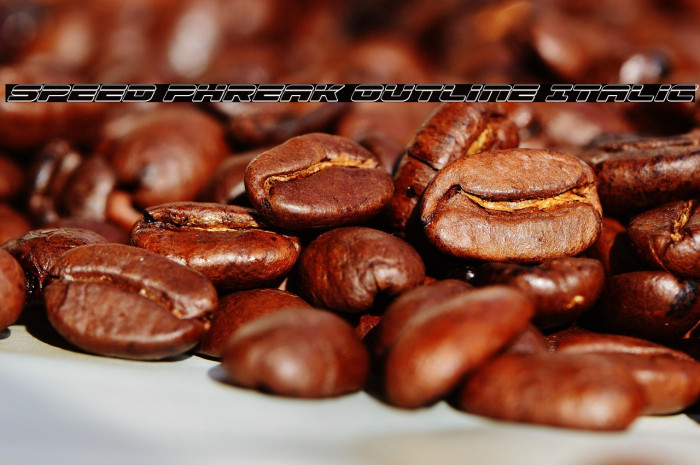 Speed Phreak Outline Italic Example 1