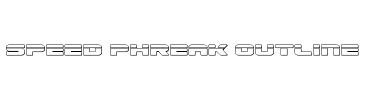 Speed Phreak Outline  Free Fonts Download