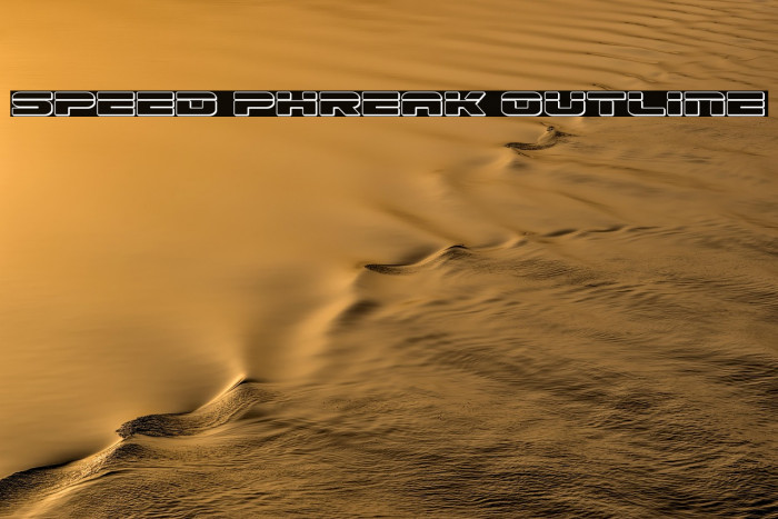 Speed Phreak Outline Example 1