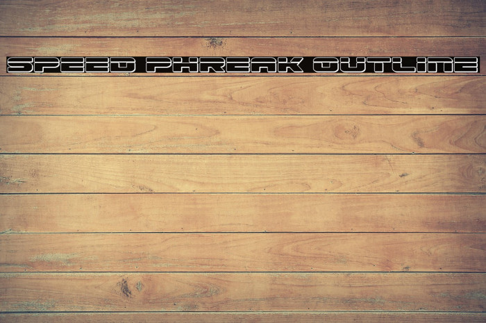 Speed Phreak Outline Example 2