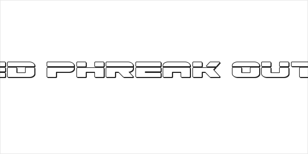 Speed Phreak Outline Logo