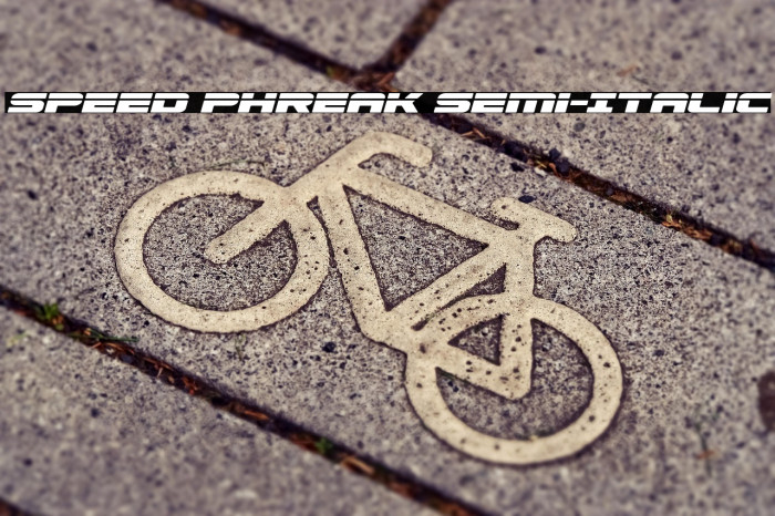 Speed Phreak Semi-Italic Example 1