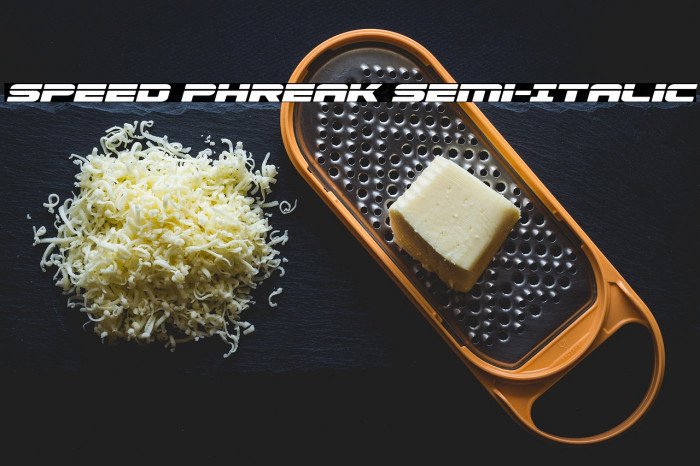 Speed Phreak Semi-Italic Example 3