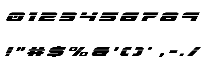 Speed Phreak Title Italic Font OTHER CHARS