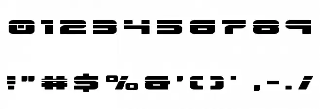 Speed Phreak Title Font OTHER CHARS