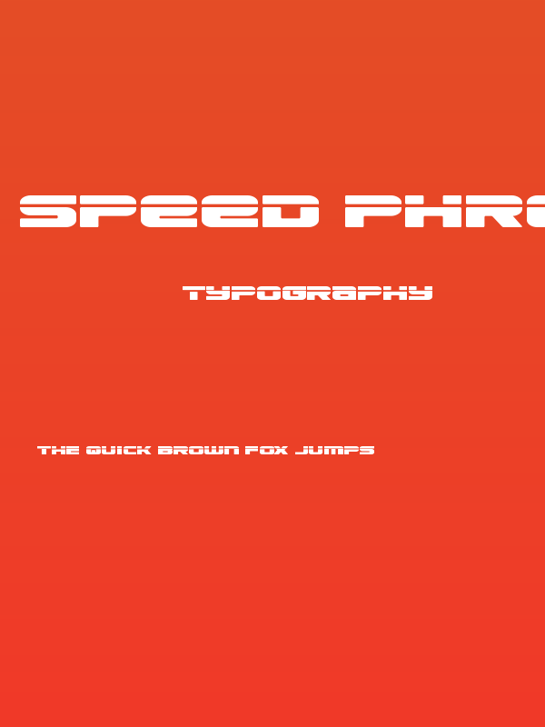 Speed Phreak Poster