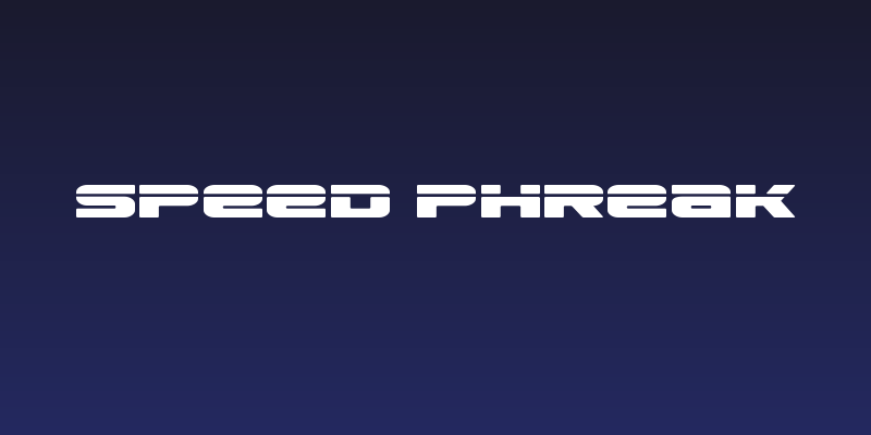 Speed Phreak Social Header