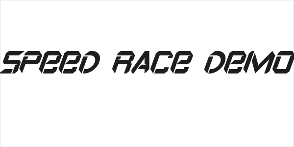 Speed Race Demo Logo