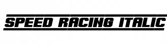 Speed Racing Italic  baixar fontes gratis