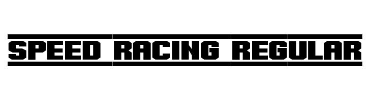 Speed Racing Regular  les polices de caractères gratuit tlcharger
