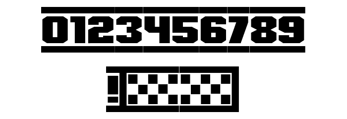 Speed Racing Regular Font OTHER CHARS