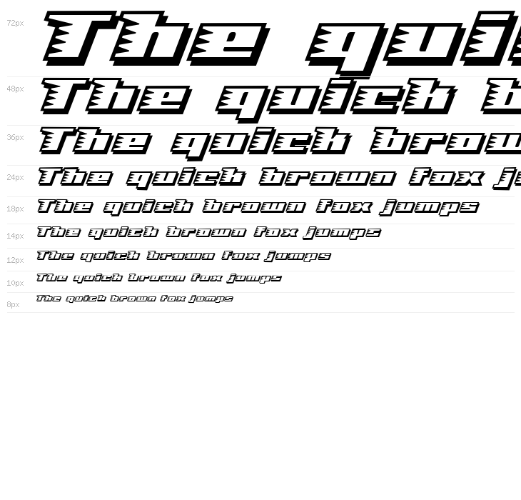 Speed Solid Waterfall