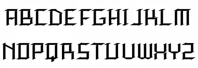 Speed Thrash Regular Шрифта ВЕРХНИЙ
