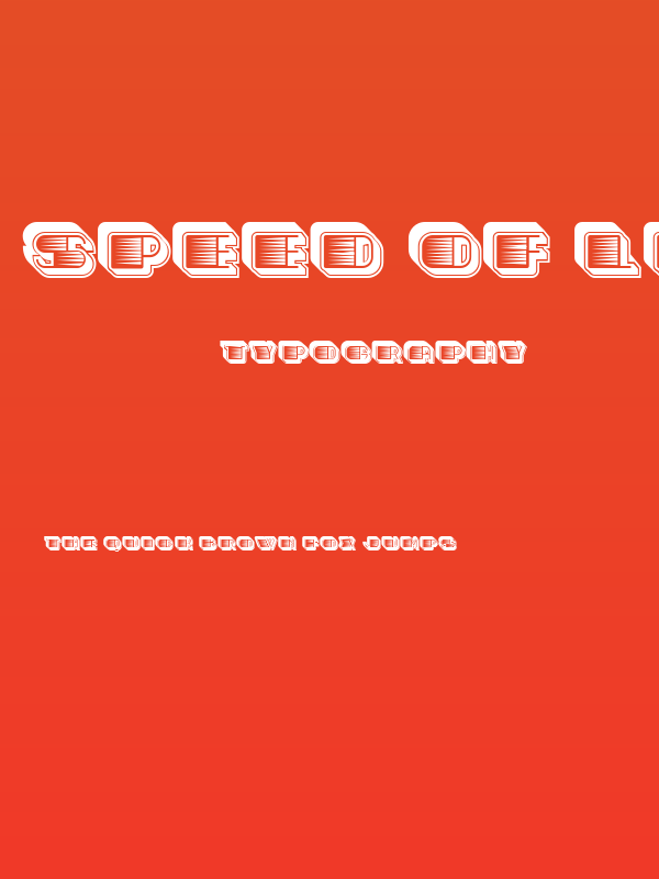 Speed of Light Bright Regular Poster