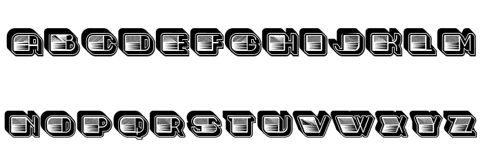 Speed of Light Negative Regular Font OTHER CHARS