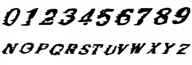 Speed of Oatmeal Font OTHER CHARS